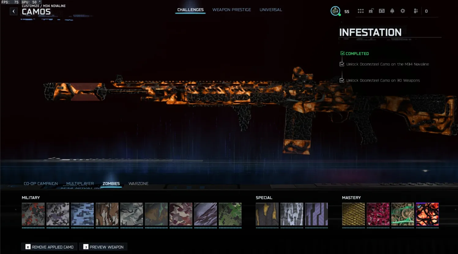 ๐ฅ BO7 Infestation ๐จ 450+ Camos Unlock ๐ Prestige 1 ๐ก๏ธ 20 Ops Unlocked ๐ซ All Guns Unlocked ๐ 10 Premium Operators ๐ Steam / Battle.net